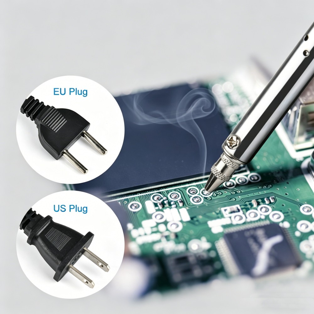 Desoldering Pump Electric Vacuum Station - AC 220V Soldeerbout Elektrische Desoldeermachine Pen