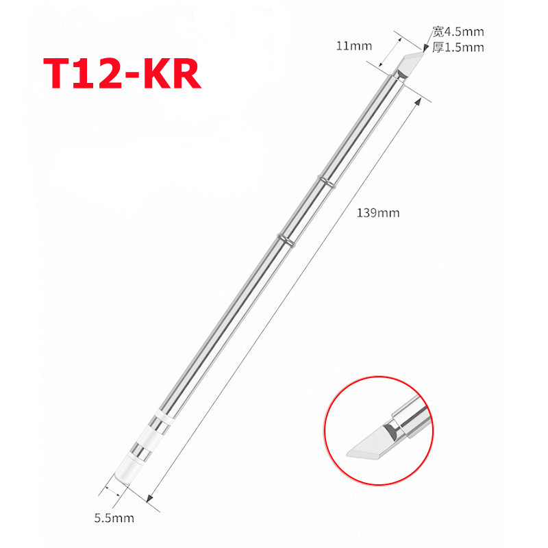 T12 Soldering Station Oled - T12 Soldeerbout Tips T12kr Ijzeren Tip