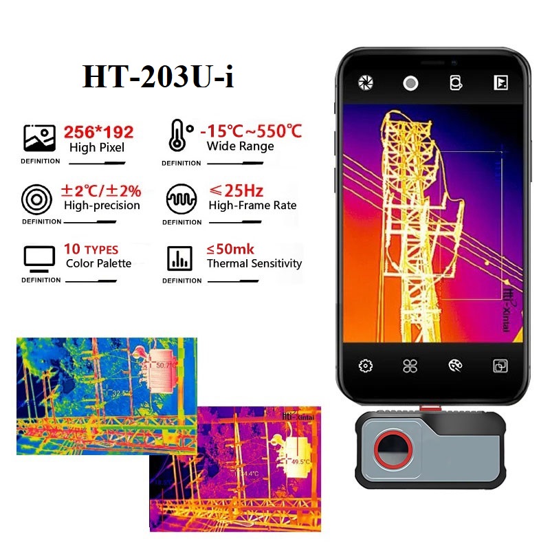 Thermal Imaging Camera Pcb Repair - 256*192 Pixels Thermische Camera -20 °