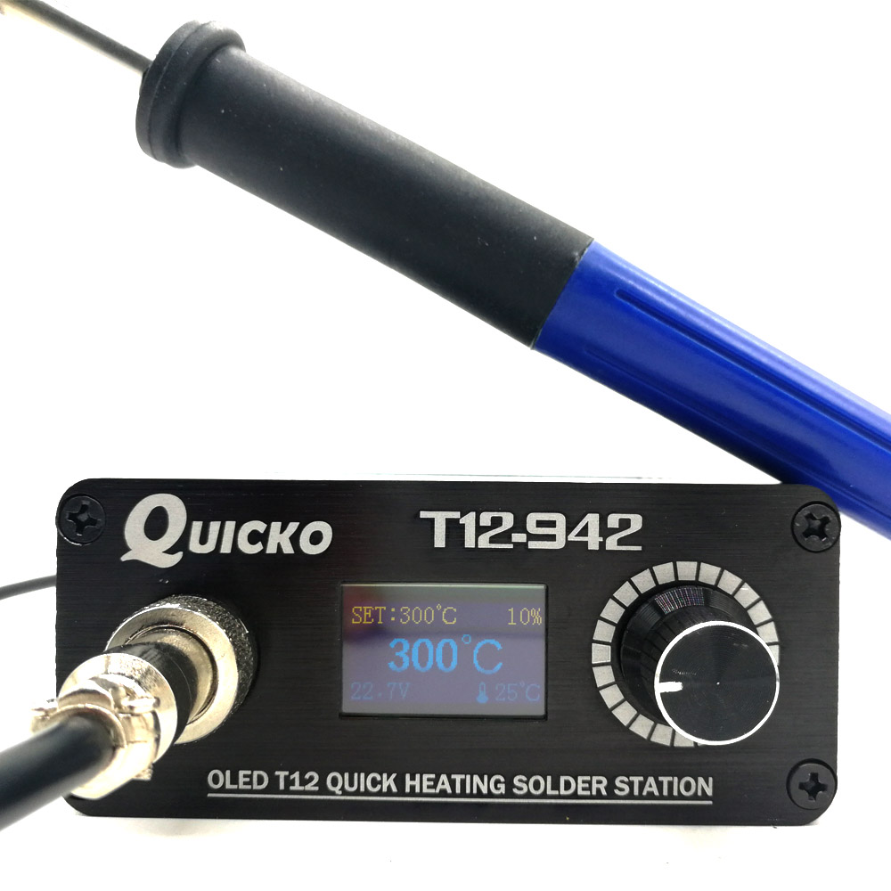 T12 Soldering Station Oled - Quicko Mini T12 Stc Oled Digitale