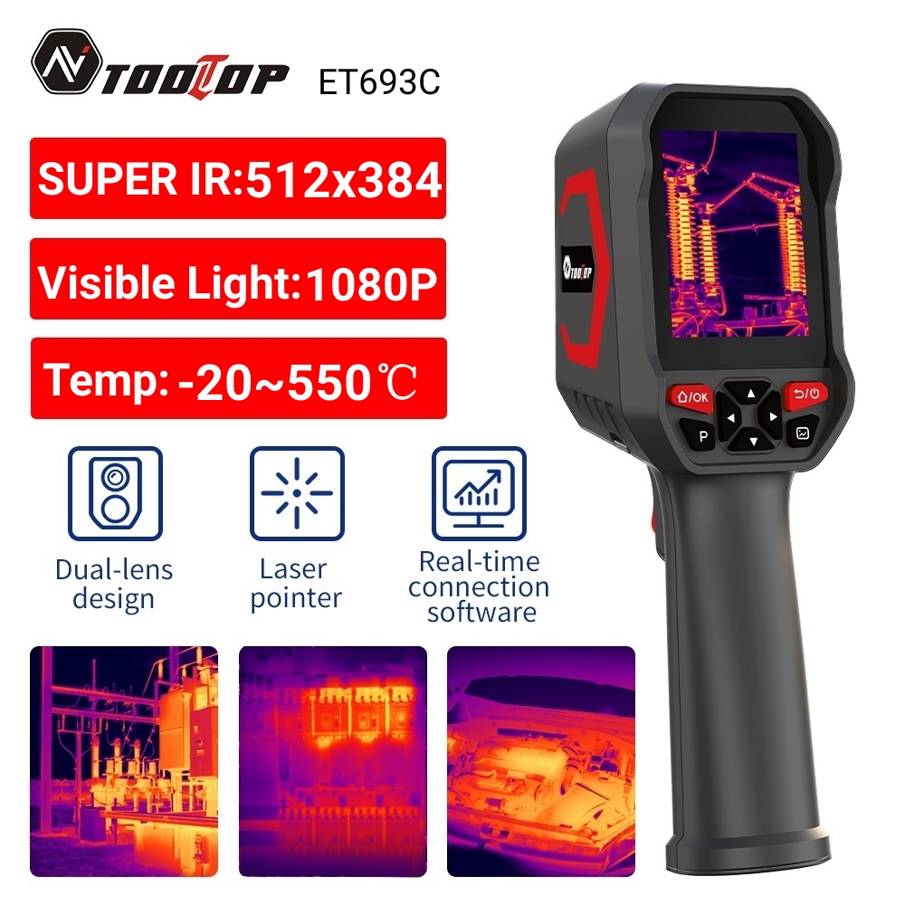 Thermal Imaging Camera Pcb Repair - TOOLTOP ET693C Super IR 512x384 Thermische
