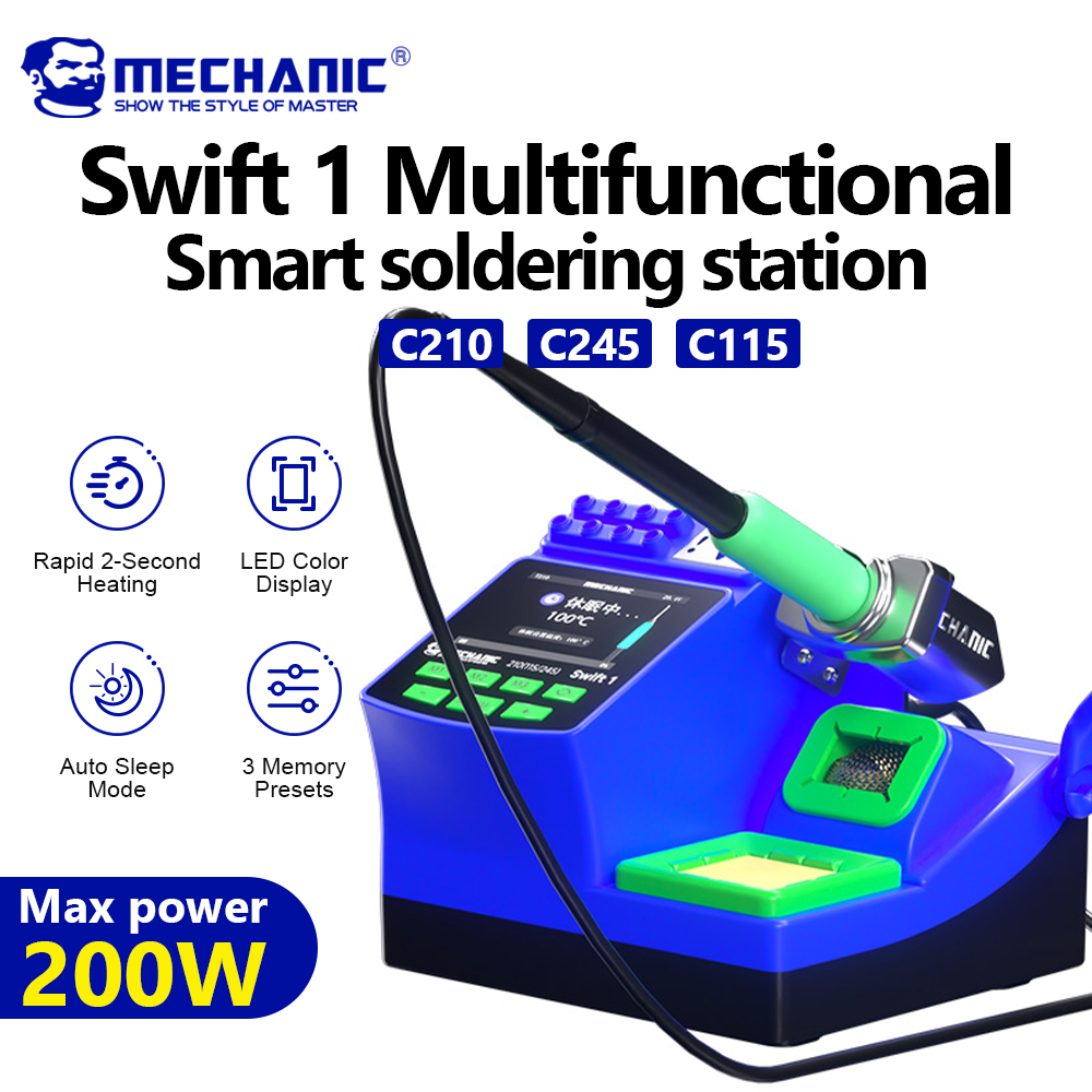 MECHANIC Swift 1 digitaal sold - C210 Precision Soldering Station recensie en prijs