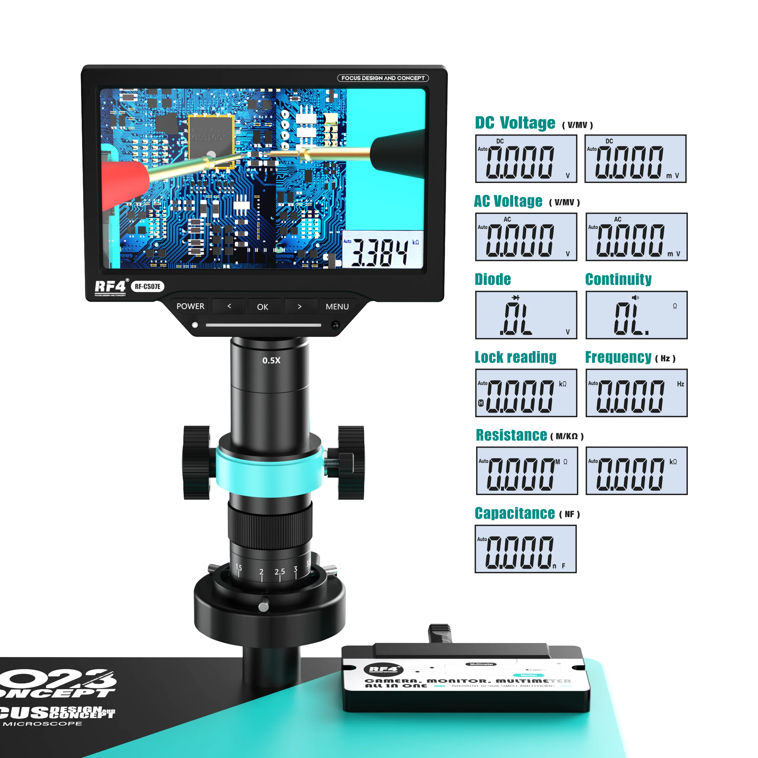 1080P 4K HDMI USB Industriële  - Simul-Focal Industrial Microscope 4K Hdmi recensie en prijs