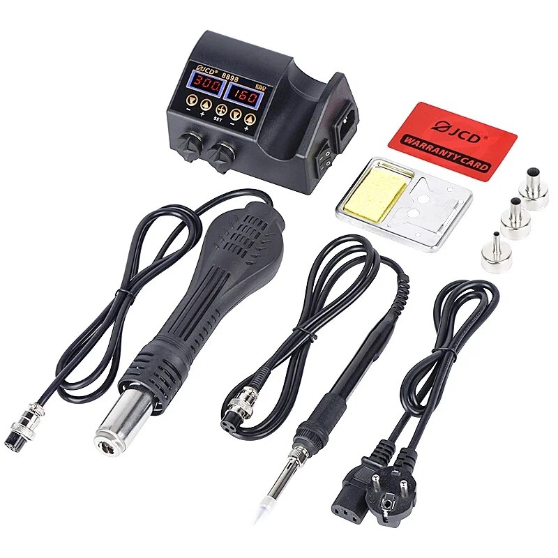 JCD 2 in 1 750 W Soldeerstatio - 2 In 1 Soldering Rework Station 750W recensie en prijs