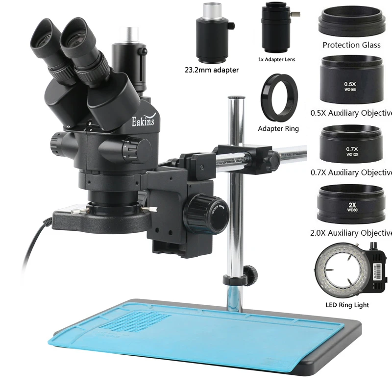 3.5X 7X 45X 90X Industriële La - Trinocular Stereo Microscope 7X-45X recensie en prijs