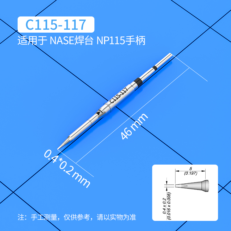 C115 Soldeerboutpunten C115-11 - C115 Nano Soldering Iron Station recensie en prijs