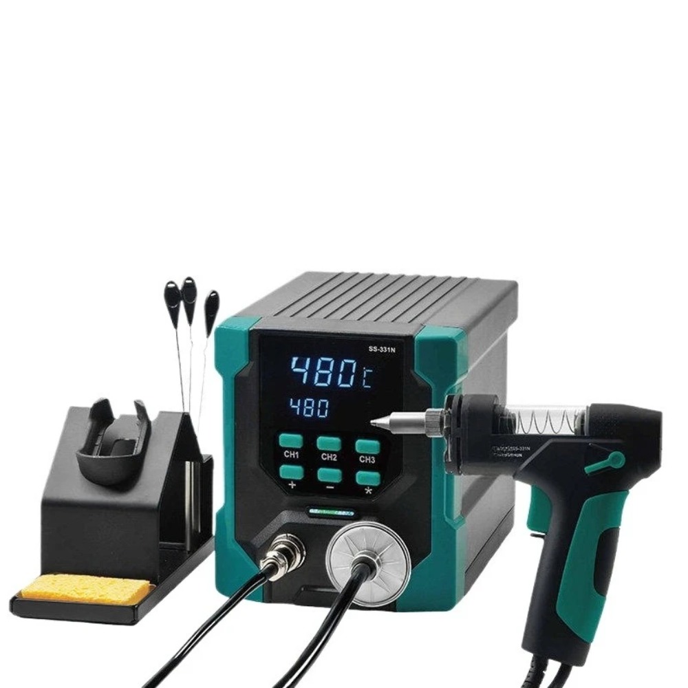 220V SS-331 LCD Elektrische De - Desoldering Pump Electric Vacuum Station recensie en prijs