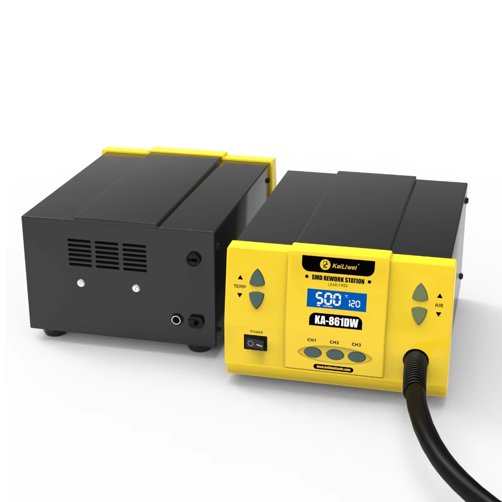 Kailiwei 861DW 1000W loodvrij  - Hot Air Rework Station 861Dw recensie en prijs