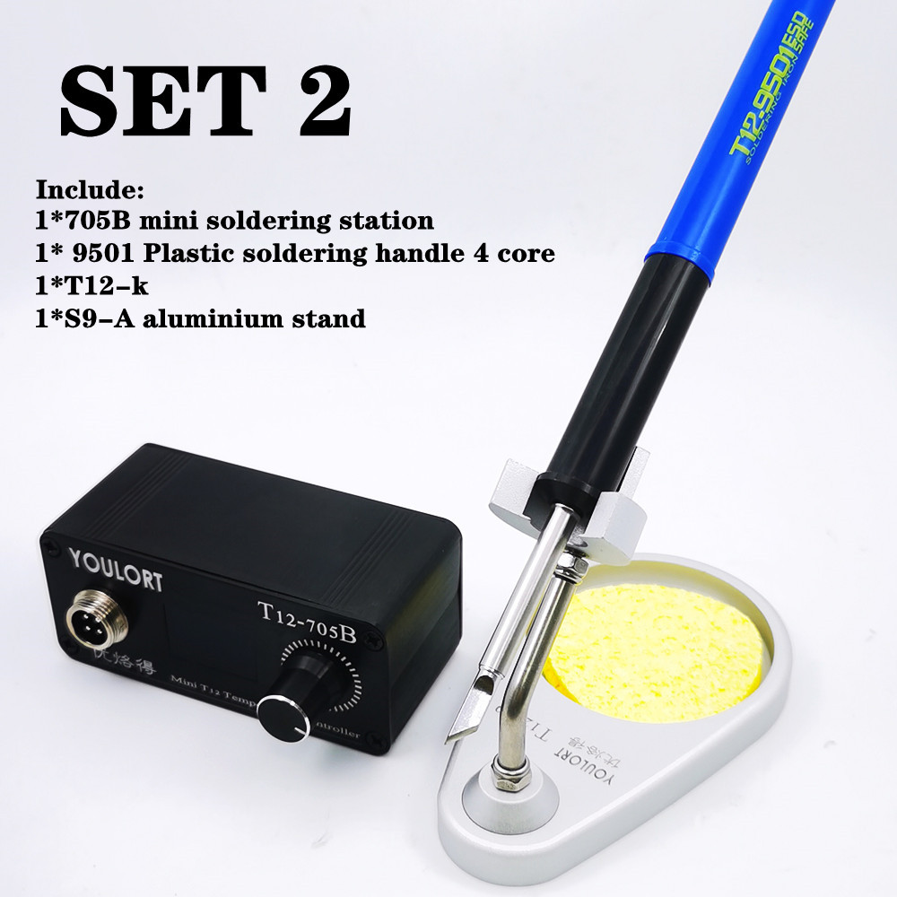 MINI T12-705B Soldeerbout stat - T12 Soldering Station Oled recensie en prijs