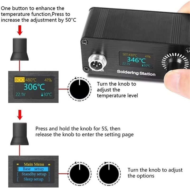 B23B T12 Voor Thuisreparatie S - T12 Soldering Station Oled recensie en prijs
