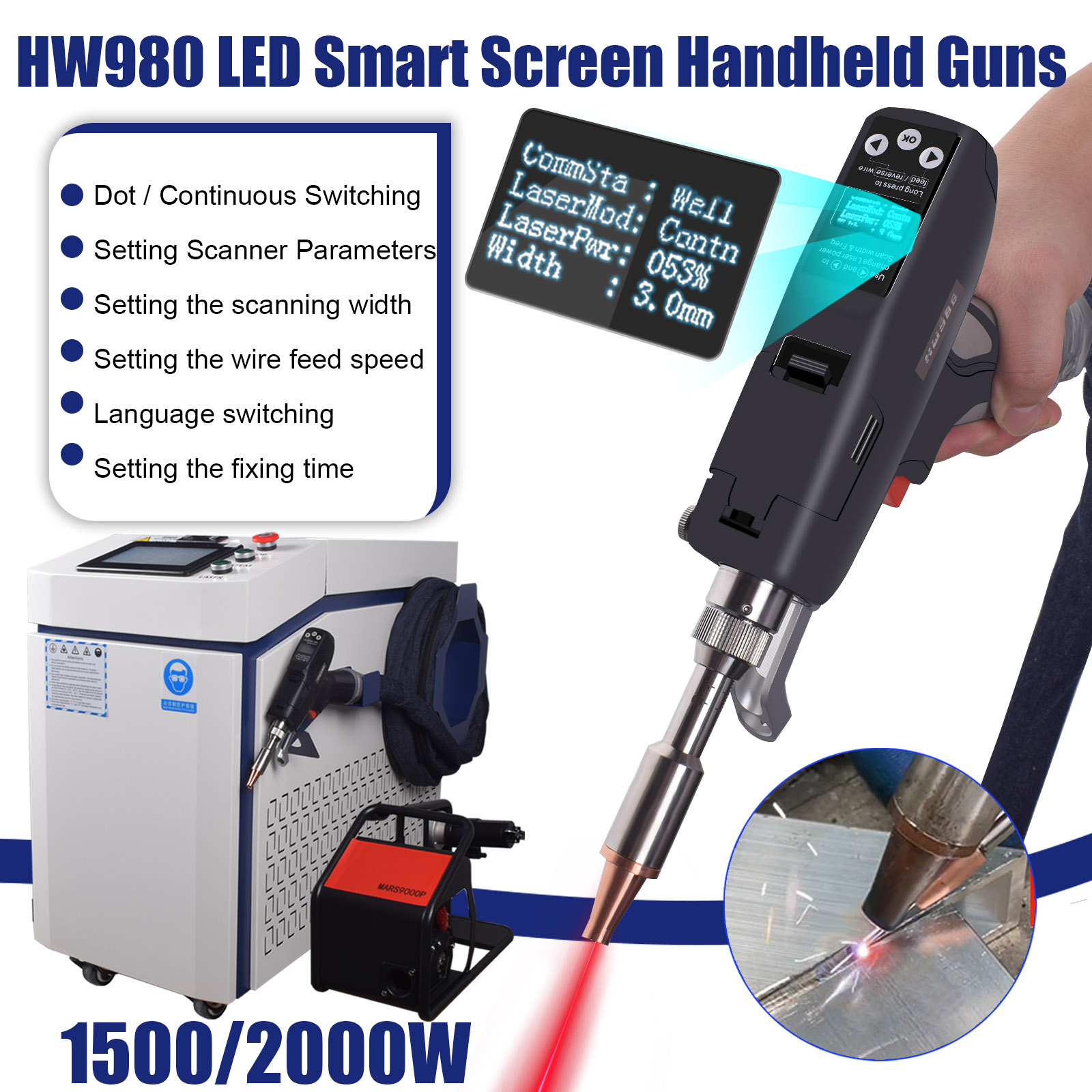 Raycus 3000W Handheld 4-in-1 F - Laser Soldering Machine Handheld recensie en prijs