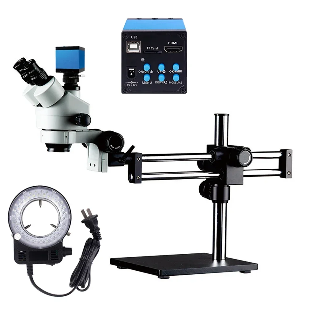 2026/Steady Base Dubbele Boom  - Trinocular Stereo Microscope 7X-45X recensie en prijs