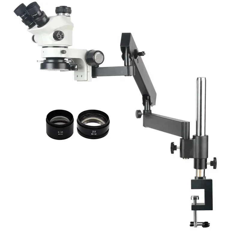 2026 Nieuwe 3.5X-100X Flexibel - Articulating Arm Boom Stand Microscope recensie en prijs