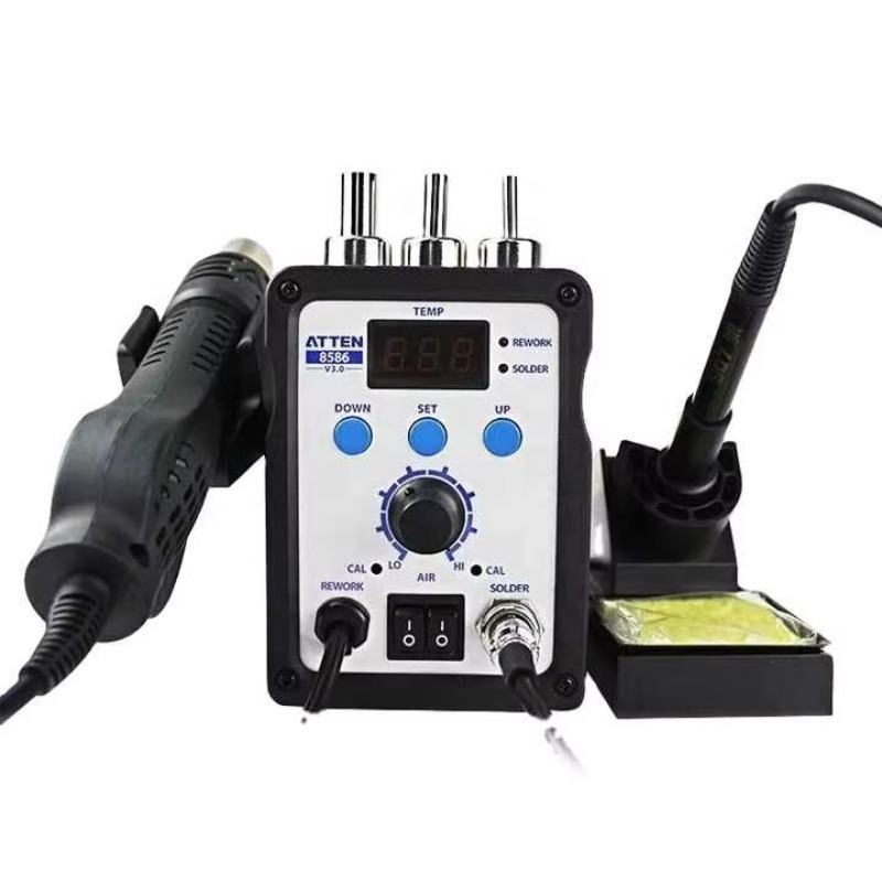 ATTEN AT8586 2-in-1 750W Loodv - 2 In 1 Soldering Rework Station 750W recensie en prijs