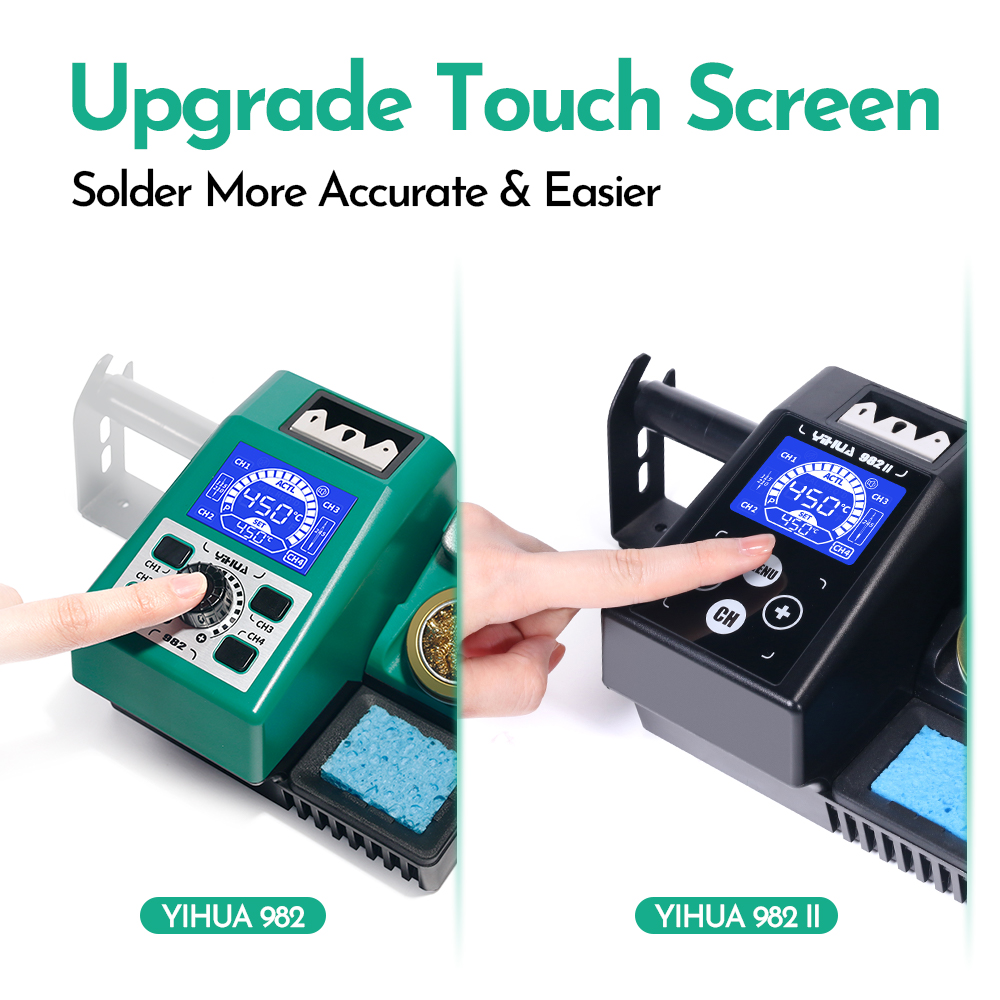 YIHUA 982-II Touchscreen C245  - C210 Precision Soldering Station recensie en prijs