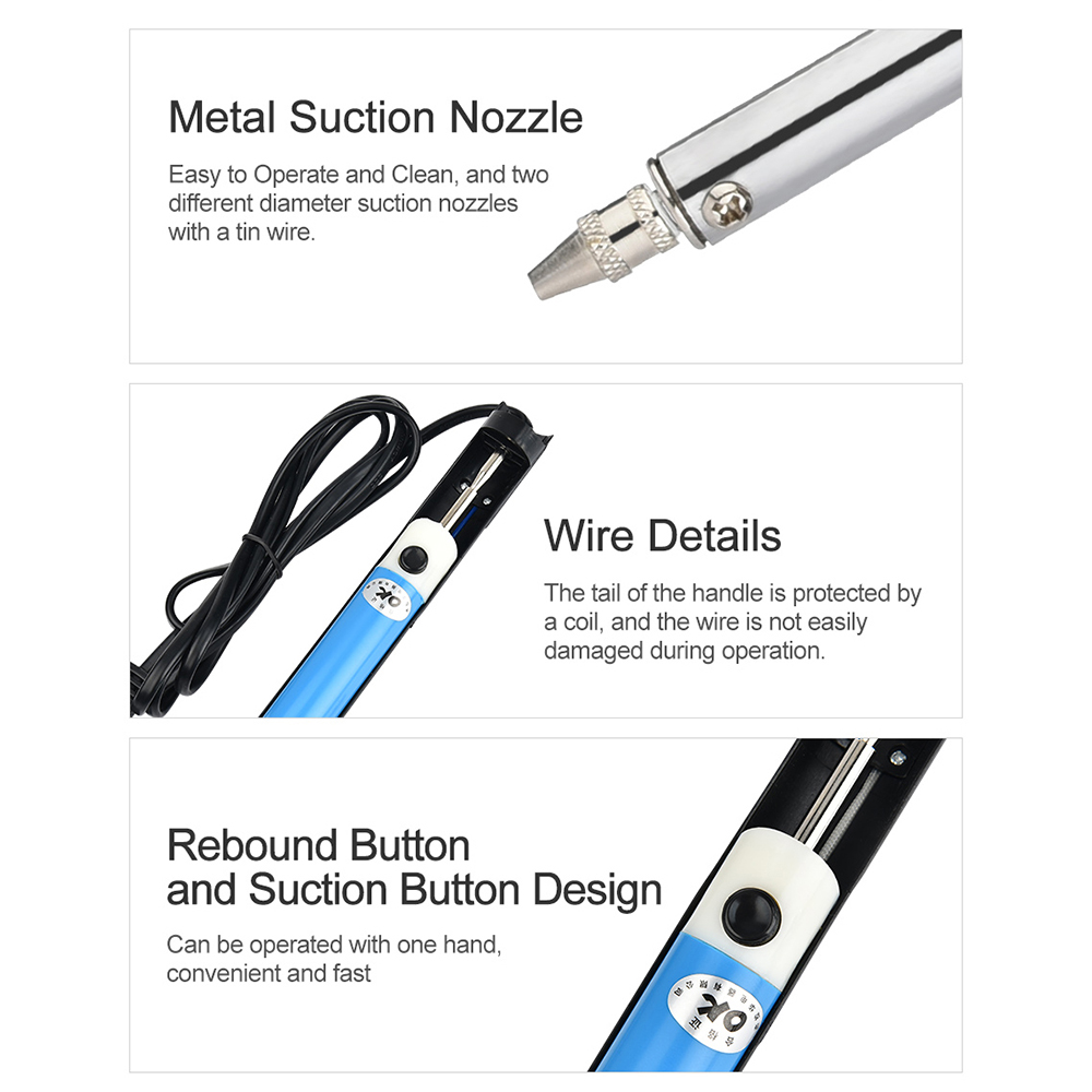 Elektrische soldeerbout met zu - Desoldering Pump Electric Vacuum Station recensie en prijs