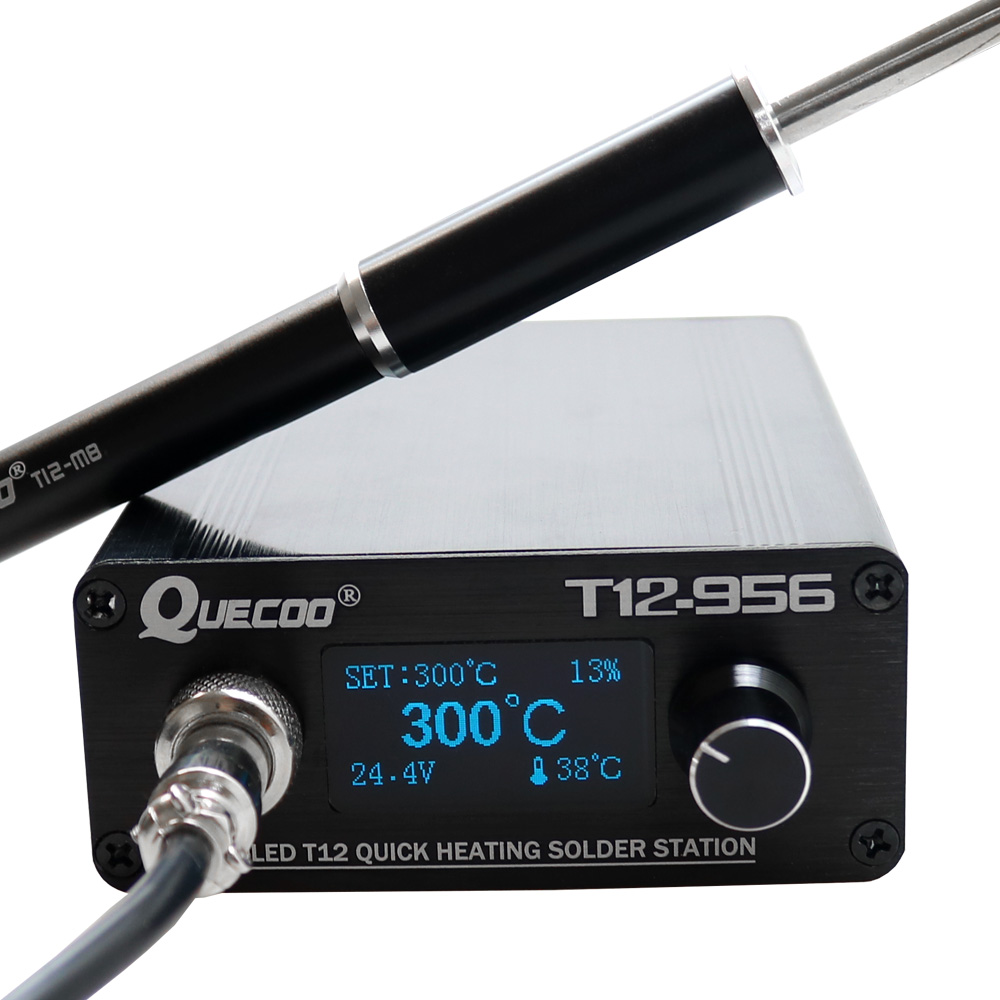 QUECOO T12-956 Soldeer digitaa - T12 Soldering Station Oled recensie en prijs