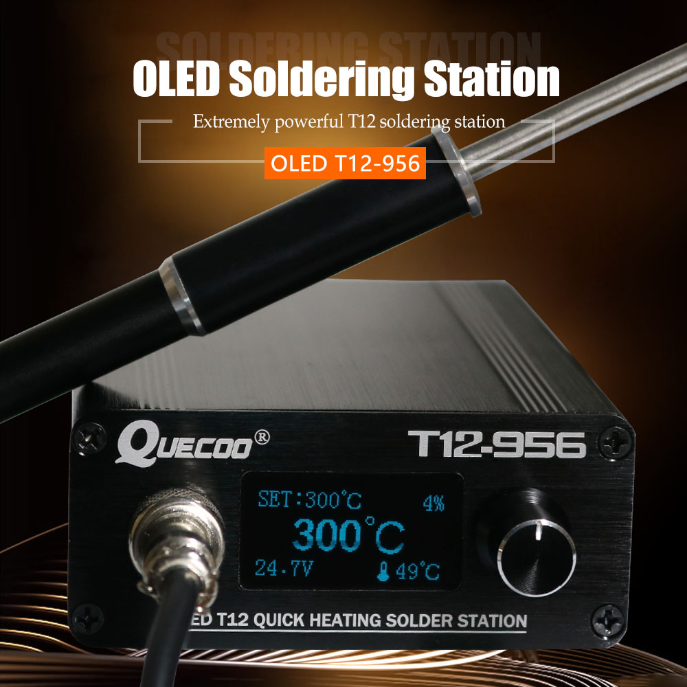 QUECOO T12-956 Soldeer digitaa - T12 Soldering Station Oled recensie en prijs