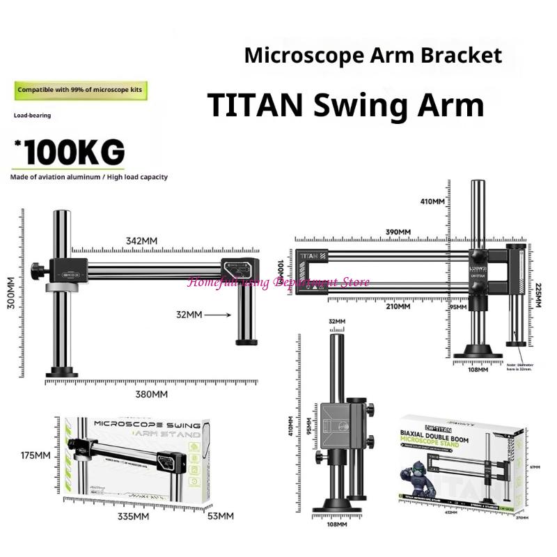 Laboratorium-scharnierarmbeuge - Articulating Arm Boom Stand Microscope recensie en prijs