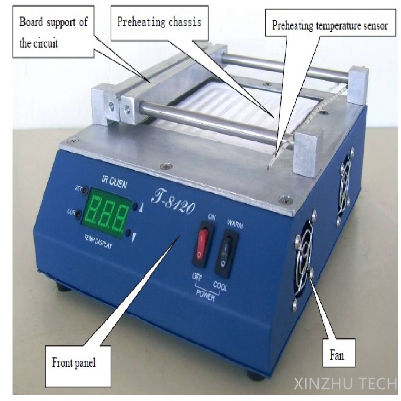 PUHUI T-8120 Voorverwarmer IR  - Infrared Bga Rework Station recensie en prijs